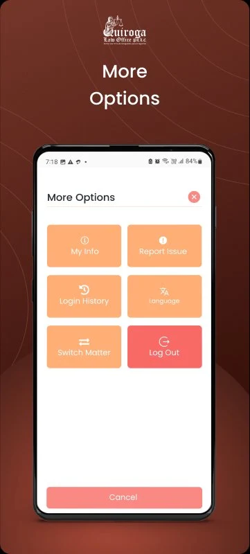 Quiroga Law screenshot